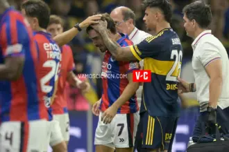 Preocupación en San Lorenzo: Cerutti salió lesionado y entre lágrimas