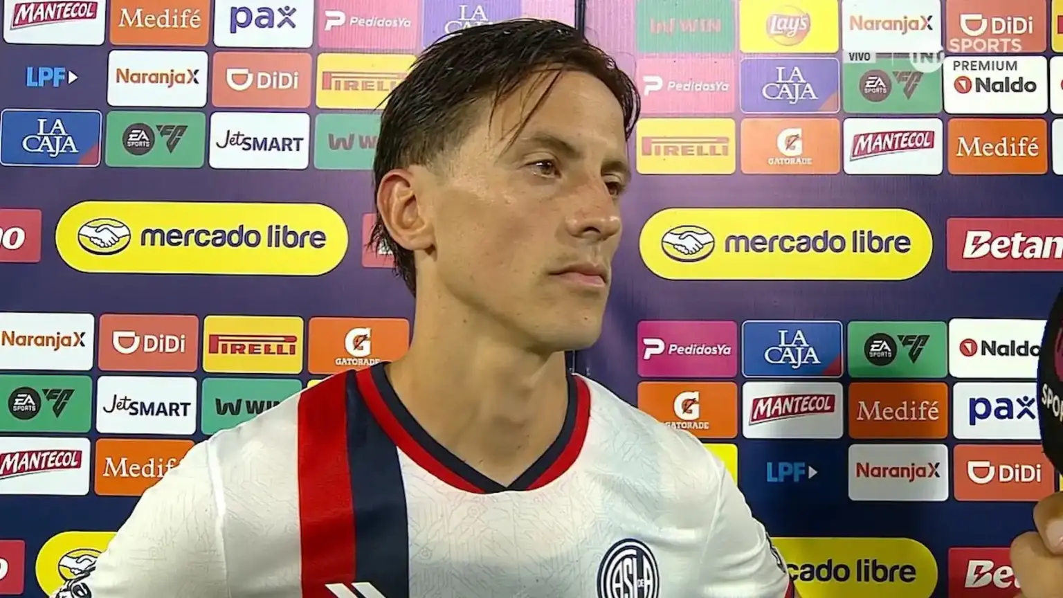 Tripichio tras el empate con Talleres: de "estamos en alza" a "vamos a clasificar" 1 Nicolás Tripichio en el partido de San Lorenzo contra Talleres