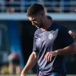 Luciano Vietto en el partido de San Lorenzo vs Defensa y Justicia