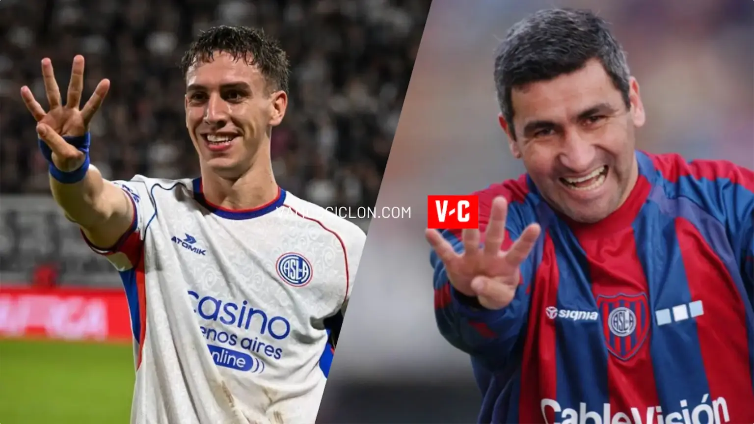 El festejo de Auzmendi que escondía una dedicatoria muy especial 1 auzmendi acosta gol san lorenzo platense
