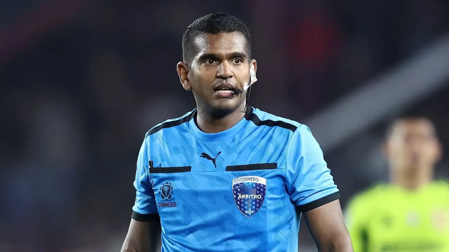 Conmebol confirmó al árbitro para Santos vs. San Lorenzo y hay antecedentes positivos 1 Alexis Herrera, el árbitro de San Lorenzo vs Santos en Brasil