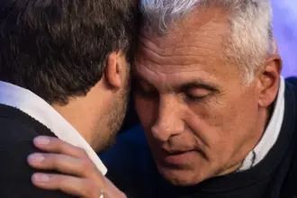 emocion marcelo culotta presidente san lorenzo