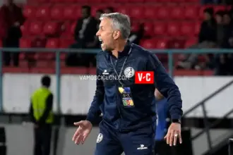 Gustavo Álvarez en el empate de San Lorenzo ante Cuenca