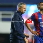 Gustavo Álvarez tras el partido de San Lorenzo vs Recoleta