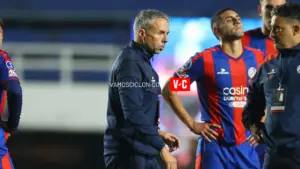 Gustavo Álvarez tras el partido de San Lorenzo vs Recoleta