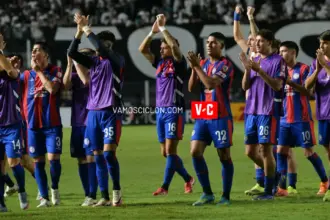 jugadores san lorenzo empate brasil copa sudamericana santos