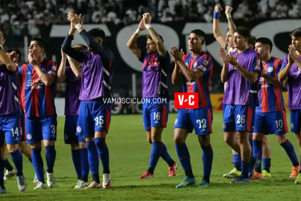 jugadores san lorenzo empate brasil copa sudamericana santos