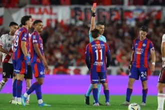 Reali, expulsado en el clásico San Lorenzo vs River