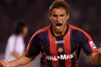 Gonzalo Bergessio, autor del doblete de San Lorenzo contra River
