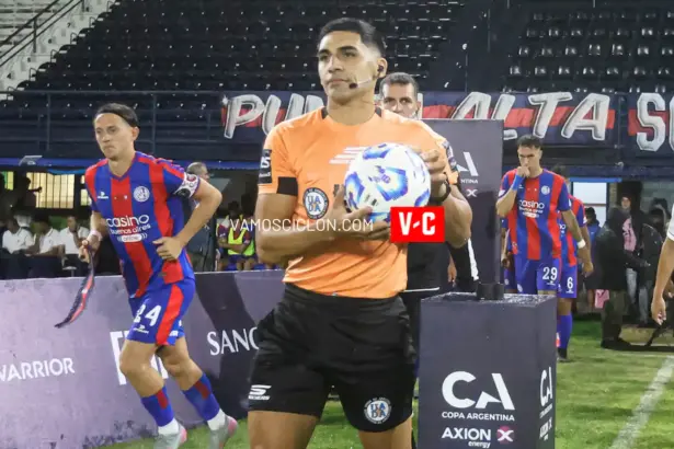 Álvaro Carranza, el árbitro de San Lorenzo en la Copa Argentina