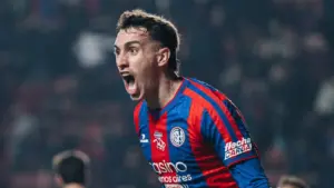auzmendi festejo san lorenzo gimnasia mendoza