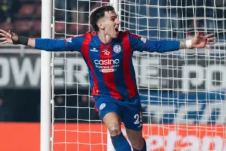 Rodrigo Auzmendi habló tras darle el triunfo a San Lorenzo: "Era importante ganar con nuestra gente"