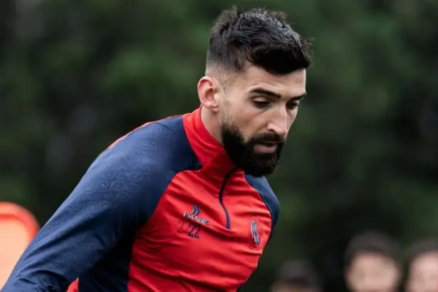 Emiliano Amor: primera práctica y declaraciones como jugador de San Lorenzo