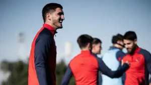 gustavo del prete primer entrenamiento san lorenzo