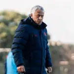 Pipo Gorosito en la práctica de San Lorenzo