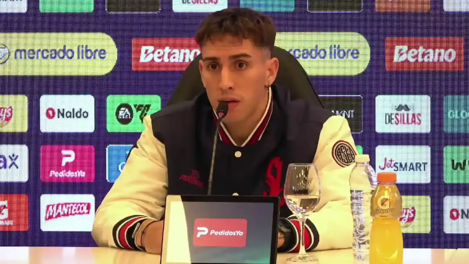 "Cada pelota se juega a morir": Auzmendi y el mensaje que transmitió de Gorosito antes de Huracán 1 auzmendi conferencia previa san lorenzo huracan