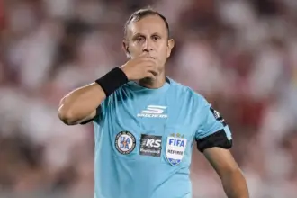Darío Herrera, el árbitro de San Lorenzo vs