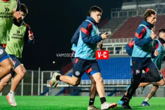 San Lorenzo entrenó en el Nuevo Gasómetro