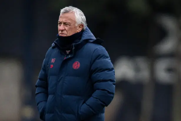 Gorosito en el entrenamiento de San Lorenzo vs Instituto de Córdoba