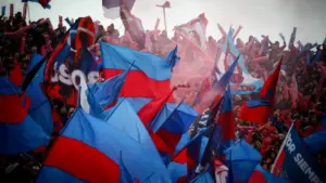 La hinchada de San Lorenzo
