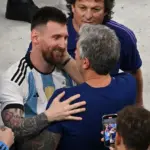 San Lorenzo le envió sus condolencias a Lionel Messi tras la muerte de su padre Jorge