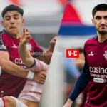 Nicolás Blanco y Gustavo Del Prete en San Lorenzo vs Unión