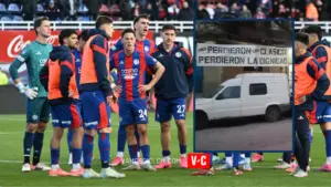 San Lorenzo: aparecieron pasacalles contra los jugadores tras la derrota con Huracán