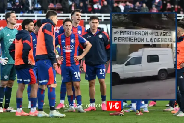 San Lorenzo: aparecieron pasacalles contra los jugadores tras la derrota con Huracán