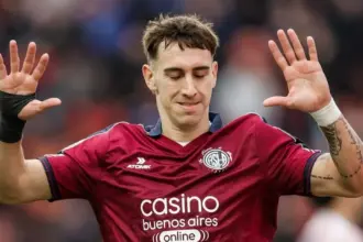 Rodrigo Auzmendi, el goleador de San Lorenzo