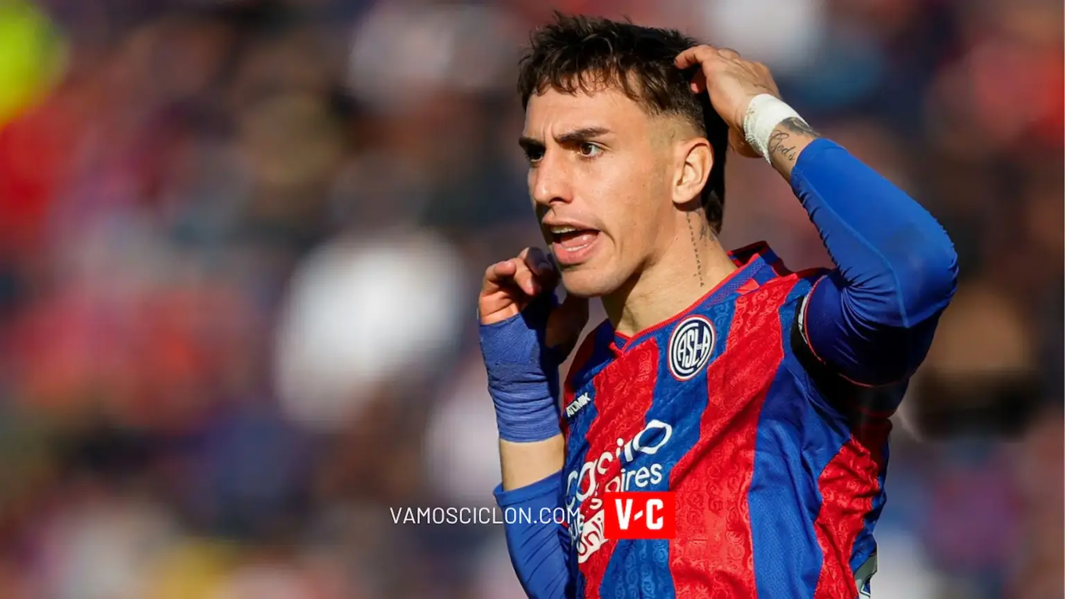 San Lorenzo vuelve a Córdoba con una obligación: mejorar y ganar ante Instituto 1 Rodrigo Auzmendi, delantero de San Lorenzo