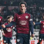 cuello festejo gol san lorenzo talleres