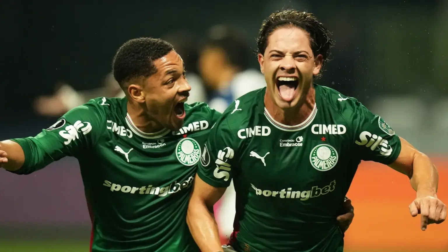 Agustín Giay marcó su primer gol en Palmeiras ante el equipo de Gustavo Álvarez 1 giay primer gol palmeiras