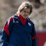 Insua en la práctica de San Lorenzo