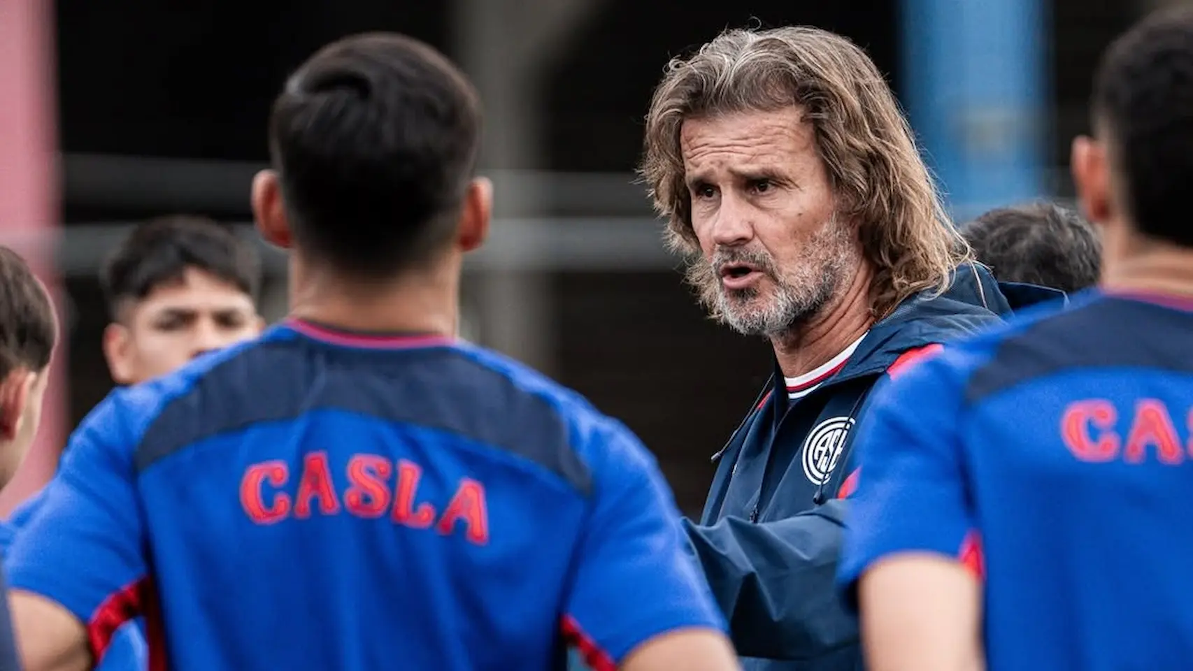 Ruben Darío Insua en el entrenamiento de San Lorenzo en la Ciudad Deportiva