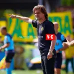 Ruben Darío Insua en el partido que San Lorenzo le ganó a Defensa y Justicia por la Copa de la Liga 2023