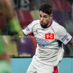 Mauricio Cardillo en el partido de San Lorenzo contra Central Córdoba