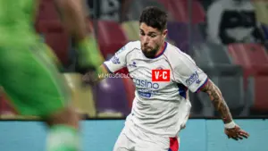 Mauricio Cardillo en el partido de San Lorenzo contra Central Córdoba