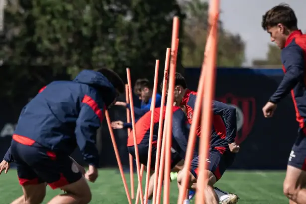 Marcha atrás: San Lorenzo cambió de planes y volvió a entrenar pensando en Riestra